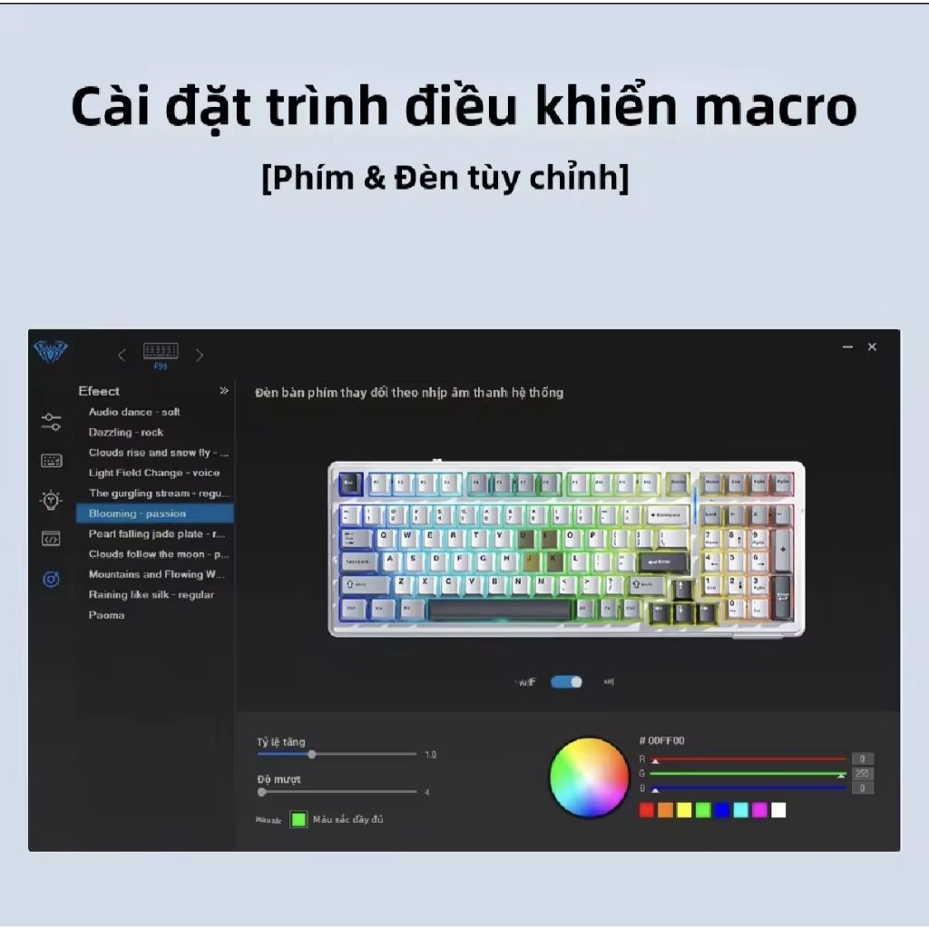 BÀN PHÍM CƠ - Aula F99 Wireless / Bluetooth 3 Mode - Bàn Phím Cơ Gaming 96% Hotswap RGB | BigBuy360 - bigbuy360.vn