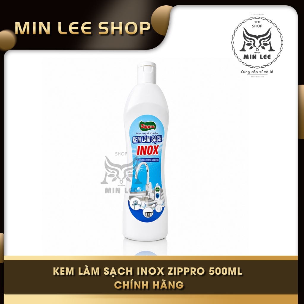 Kem làm sạch inox Zippro 500ml CHÍNH HÃNG