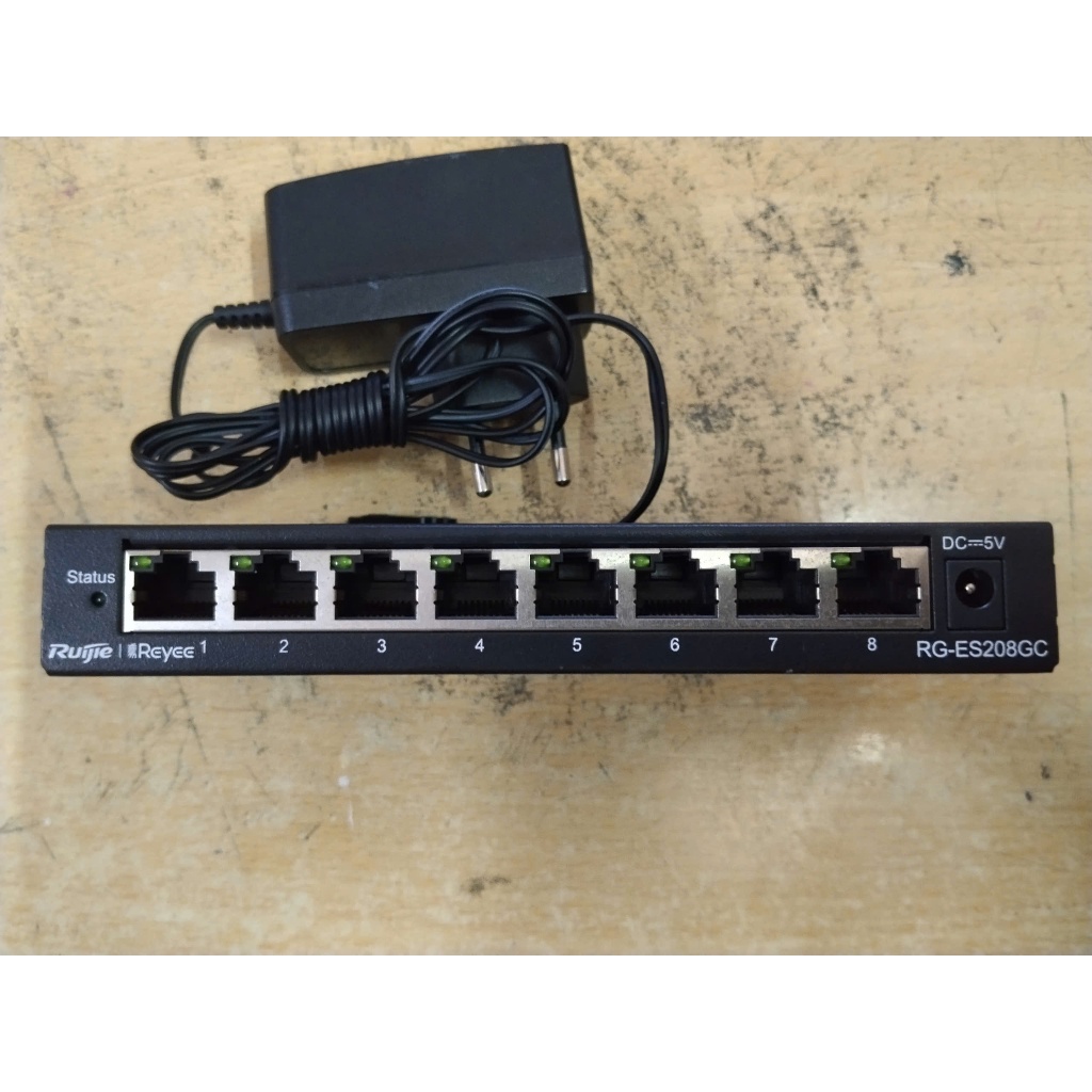 (Hàng Cũ) Switch Ruijie 08 Cổng Gigabit Smart Cloud Managed Reyee RG-ES208GC.