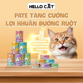 [Petto House] Pa tê hỗ trợ tiêu hóa cho mèo mọi lứa tuổi Hello Cat tuna 400g thức ăn ướt thơm ngon