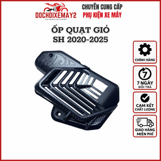 Phụ kiện Ốp quạt gió Carbon vân mờ, vân bóng SH 2020-2025 (hàng Artistar, Universe)