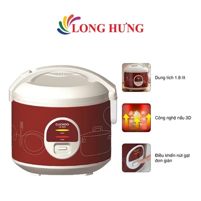 Nồi cơm điện nắp gài Cuckoo 1.8 lít CR-1001V - Hàng chính hãng