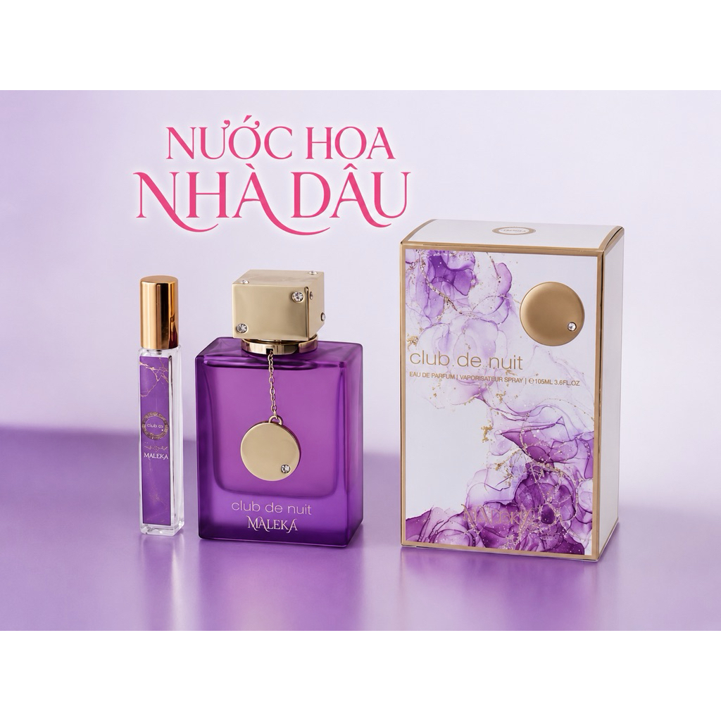 CHIẾT 10ML - NƯỚC HOA CLUB TÍM MALEKA