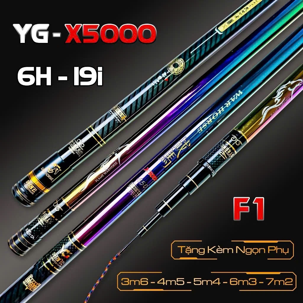 Cần câu tay YG - X5000 - 6H - 19i
