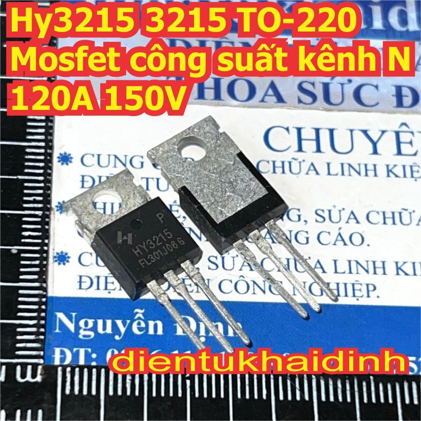2 con HY3215 3215 TO-220 Mosfet công suất kênh N 120A 150V kde9514