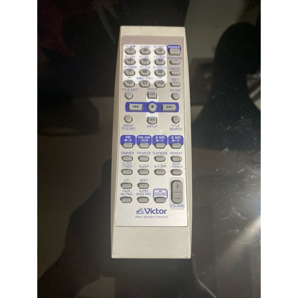 Điều khiển dàn victor RM-SNSX7 WMD