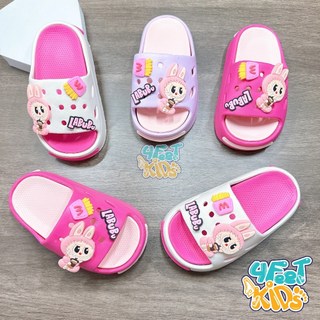 Dép lê Trẻ Em Kuromi, Pony 3 màu chất liệu nhựa EVA siêu nhẹ 3 màu chống trượt, không lo mồ hôi chân 992-7