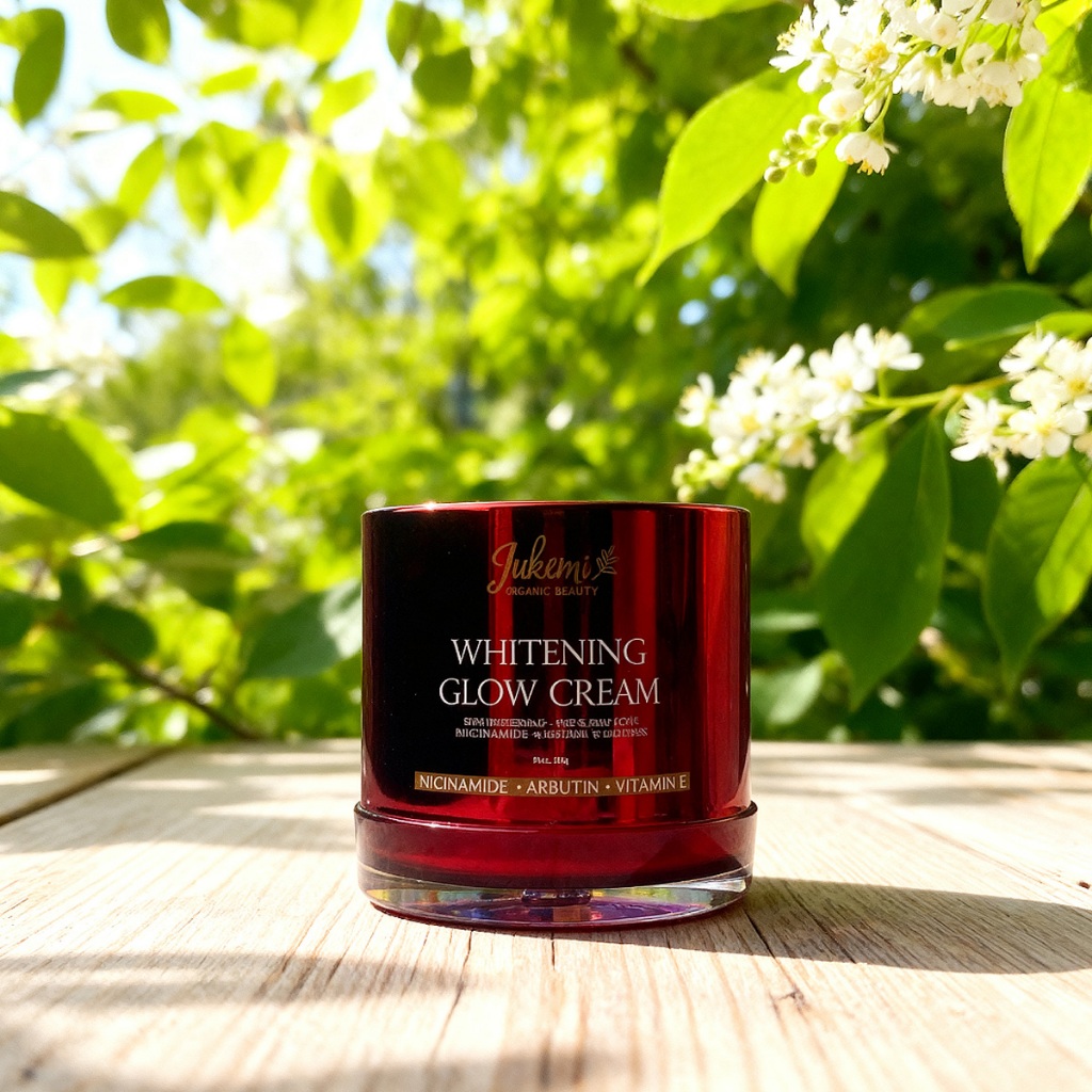 Kem Tàn Nhang WHITENING GLOW CREAM JUKIMI ORGANIC BEAUTY 30g Hỗ Trợ Sáng Da