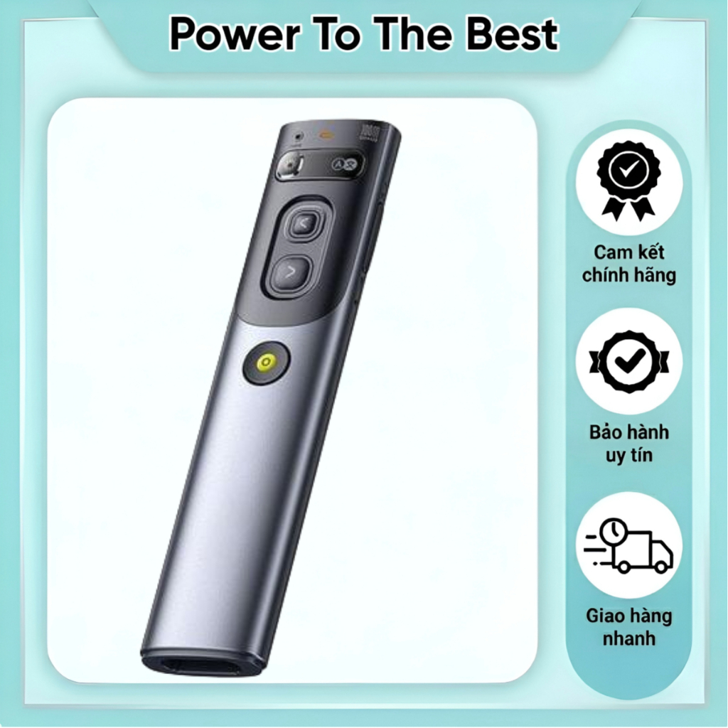 Bút Trình Chiếu Thông Minh Baseus Orange Dot AI Voice (Dual-Laser, AI-Powered Voice-to-Text)