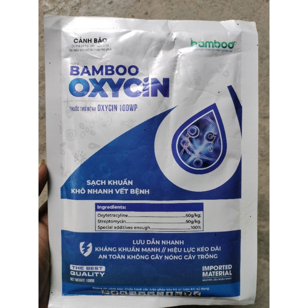 Oxycin 100wp khuẩn cây trồng