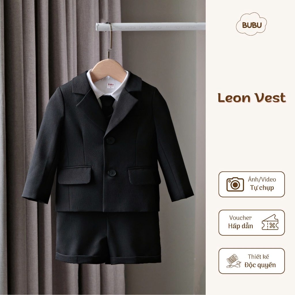 Áo vest bé trai BuBu - BB82 - Leon Vest