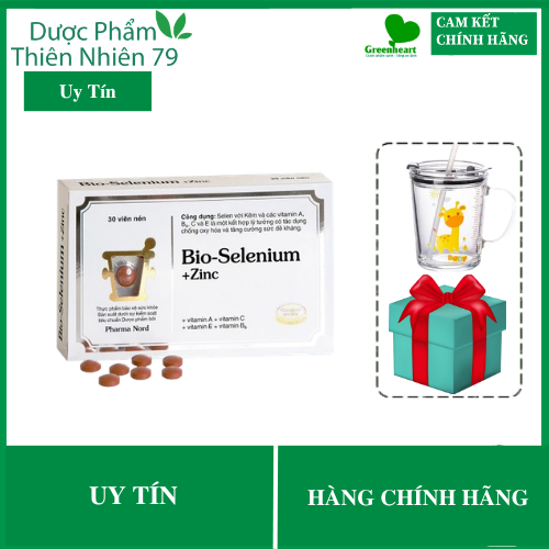 Viên Uống PHARMA NORD Bio Selenium ZinC - Tăng Sức Đề Kháng - Hộp 30 Viên