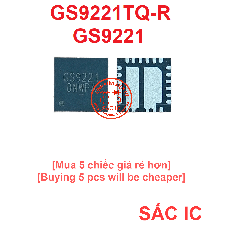 [G67] GS9221TQ-R GS9221 9221 ic nguồn trên bo mạch - Mới nguyên bản - Original NEW