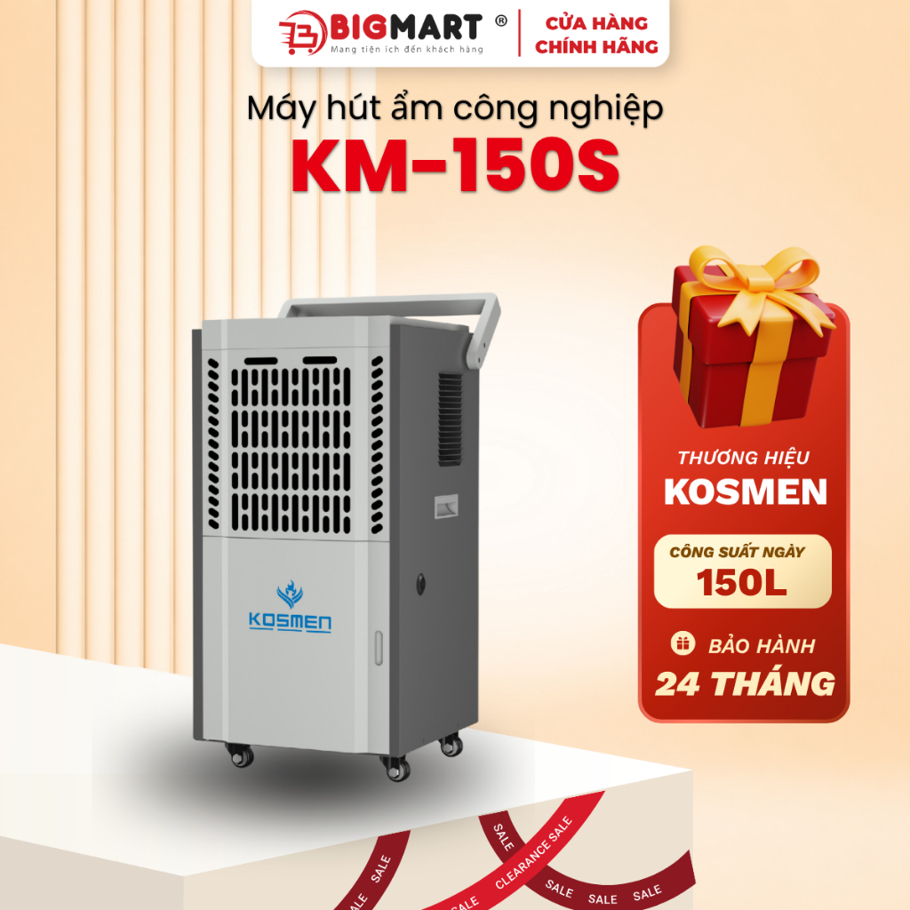 Máy hút ẩm công nghiệp Kosmen KM-150S, Kosmen KM-180S, Kosmen KM-250S, Kosmen KM-480S