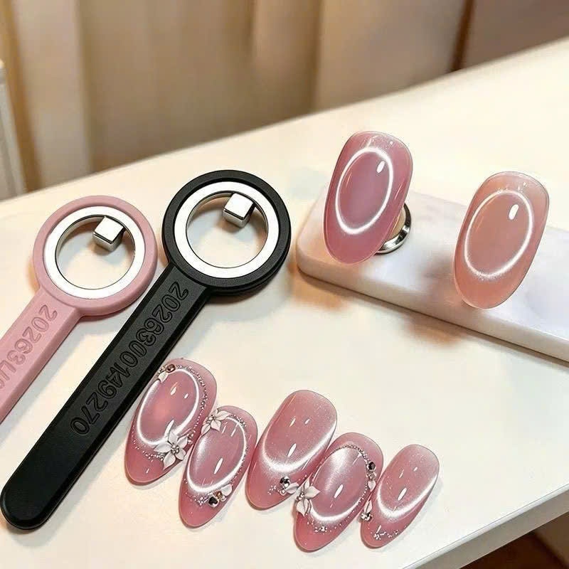 Nam châm hình tròn có tay cầm hút mắt mèo Nails (TQ2929 - NA2264)