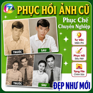 Phục Hồi Ảnh thờ, Phục Chế Ảnh Thờ Chuyên Nghiệp, Làm Nét Ảnh Mờ, Tô Màu Ảnh Trắng Đen.-[Chỉ Ảnh khong có khung)]