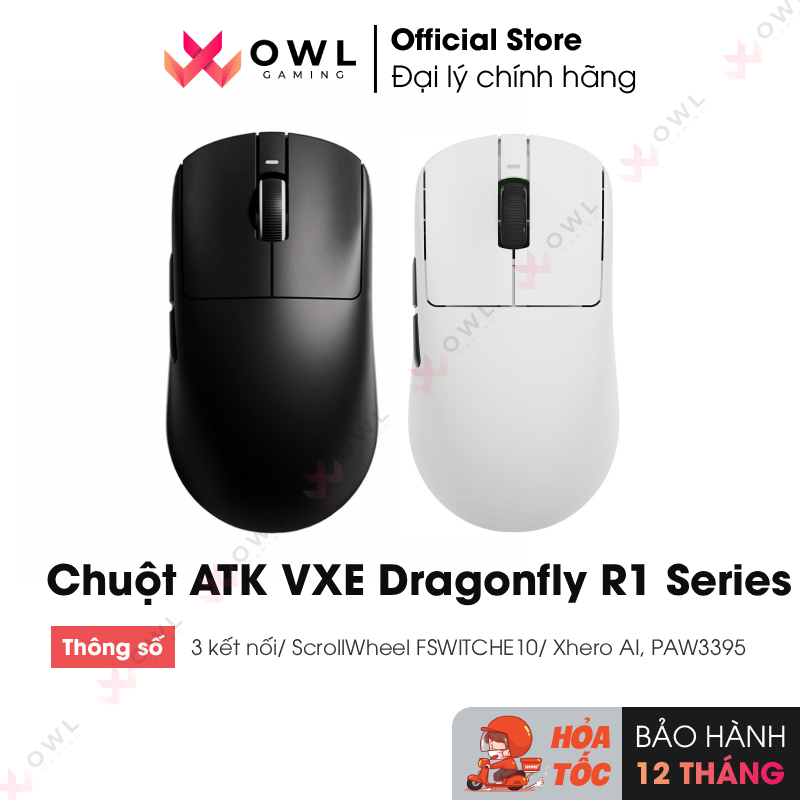 Chuột gaming ATK VXE Dragonfly R1 Series (hàng chính hãng)
