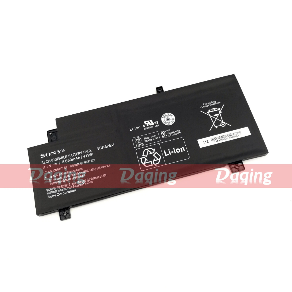 Pin laptop Sony Vaio 15 Touch SVF15A16CXB SVF14AC1Q VGP-BPS34 VGP-BPL34 BPS34 ZIN