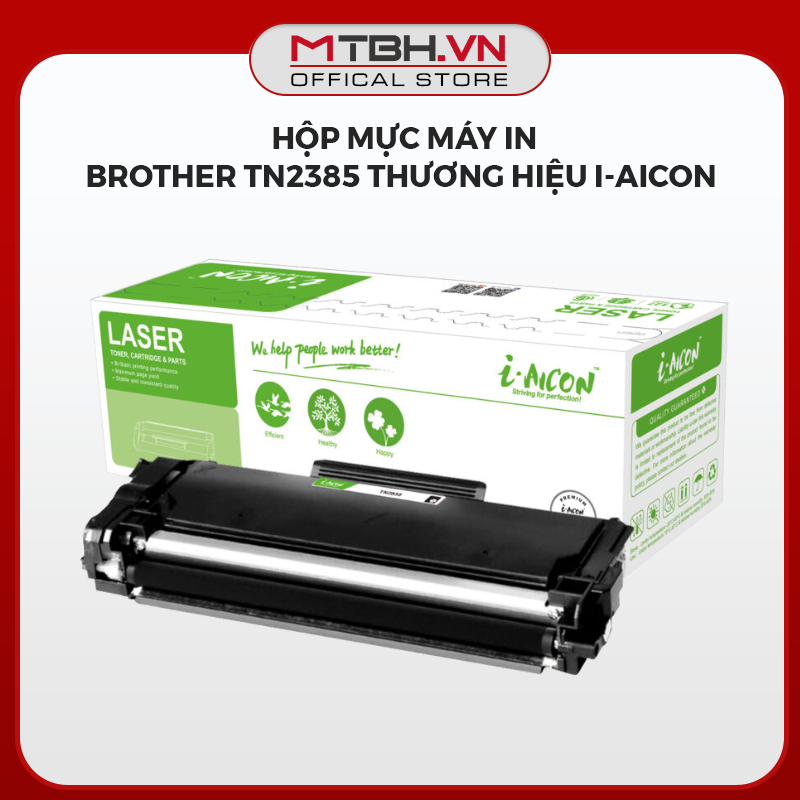 Mực chai bơm/ Hộp Mực Easy Refill TN2385 I-AICON - Dùng Cho Máy In Brother HL-L2321D, L2361DN, L2366