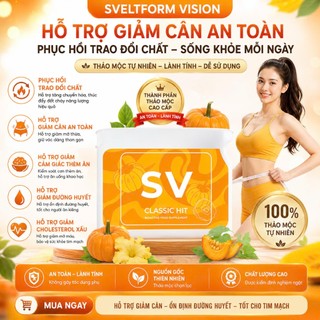 Thực Phẩm Vision Project V - SV (Sveltform) Hỗ trợ Quá Trình Trao Đổi Chất Cơ thể, Hộp 60 viên