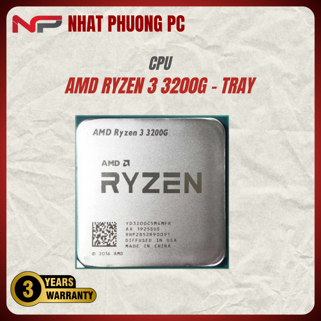 CPU AMD RYZEN 3 3200G TRAY NEW