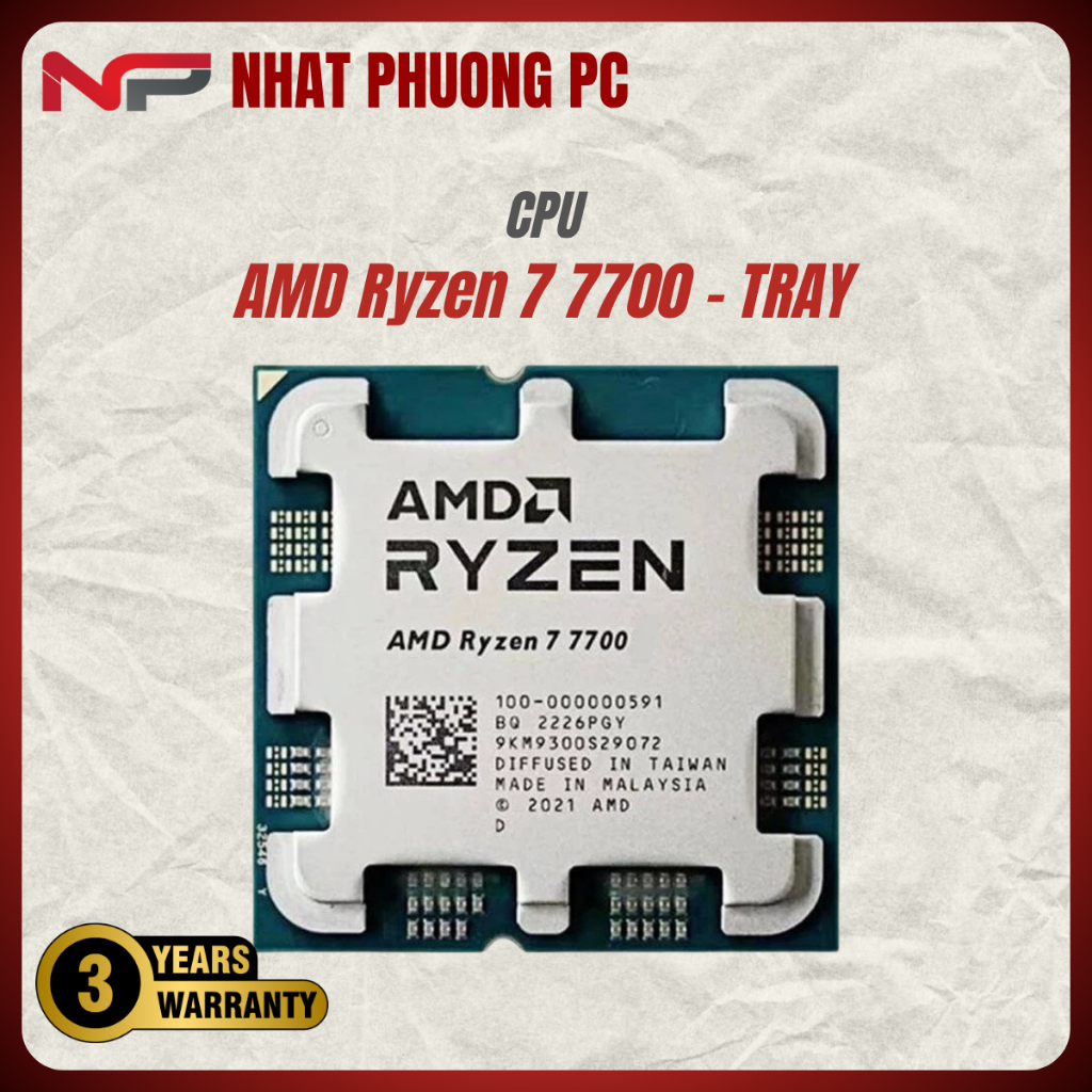 CPU AMD Ryzen 7 7700 - TRAY