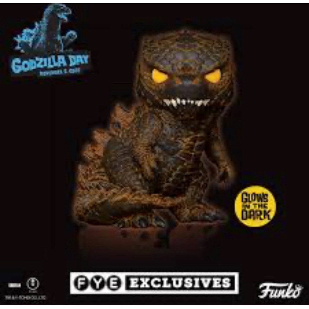 Funko Pop Movies: Godzilla vs. Kong – Burning Godzilla / GITD (2nd nobox real)