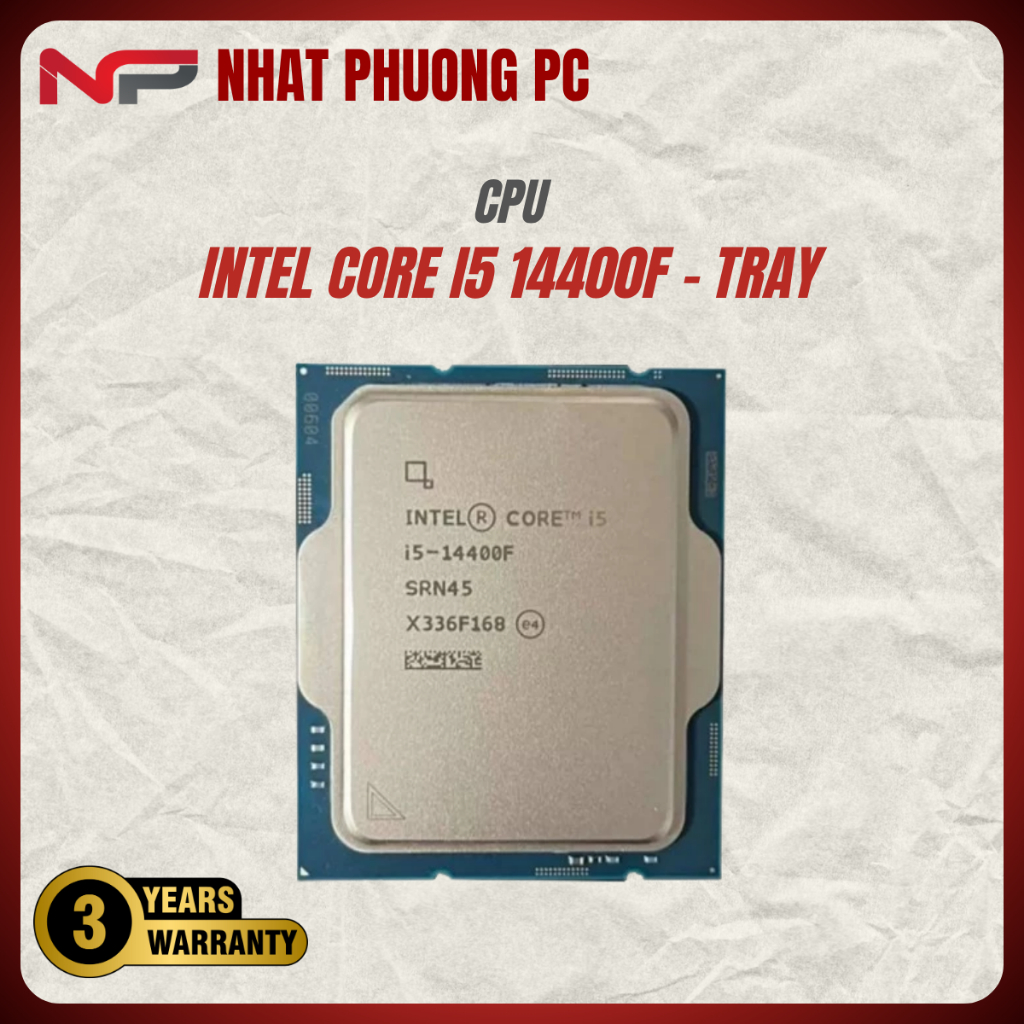 CPU INTEL CORE I5 14400F TRAY SK 1700 NEW