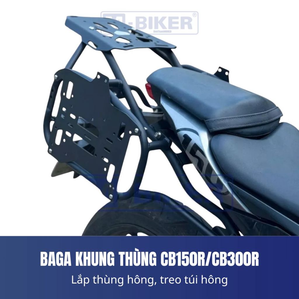 Baga Sau Honda CB150R CB300R CB350 H'ness CB500X NX500 CB500F CB650R M-Biker Khung Hông Treo Đồ