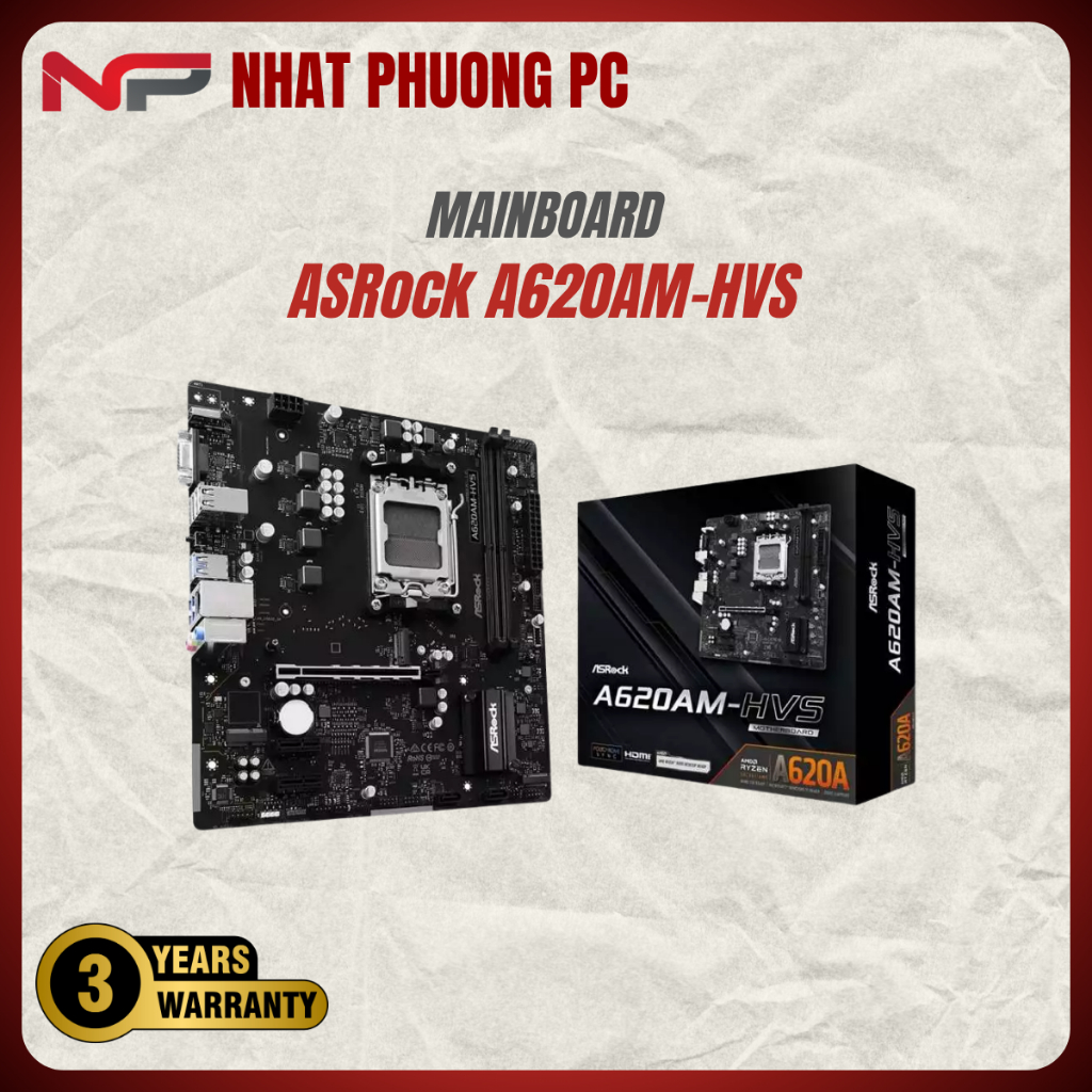 Mainboard ASRock A620AM-HVS