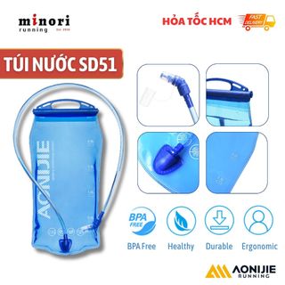 Túi nước mềm Túi nước gấp gọn Aonijie SD51 dung tích 1L 1.5L 2L 3L Dùng Cho Dã Ngoại Leo Núi Chạy Bộ