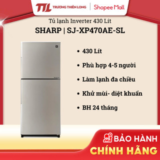 SJ-XP470AE-DS | SJ-XP470AE-SL - Tủ lạnh Sharp Inverter 430 Lít SJ-XP470AE-DS | SJ-XP470AE-SL [FREESHIP HCM]