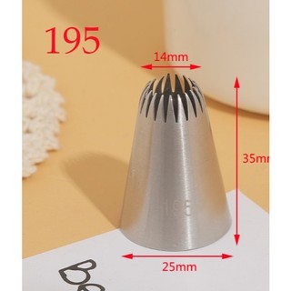 Đui Bắt Kem 195- đui bắt hoa, trang trí bánh kem, cookie