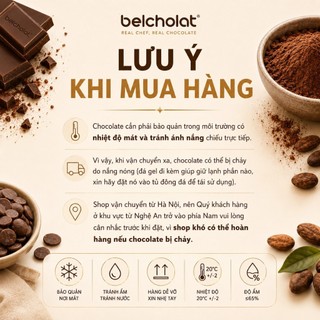 Thanh Socola Đen Belcholat 78% 100g – Bitter Chocolate Đậm Vị Cacao, Ít Ngọt, Socola Cao Cấp L2