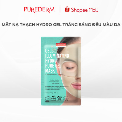 Mặt nạ thạch Hydro gel Purederm phục hồi, cấp ẩm, làm trắng sáng và đều màu da 24g (6973)
