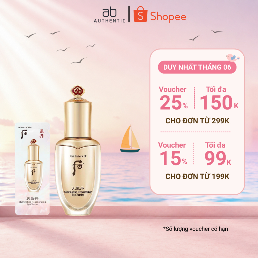 Combo 10 gói Tinh chất dưỡng vùng da mắt Whoo Cheongidan Regenerating Eye Serum - AB Authentic | BigBuy360 - bigbuy360.vn