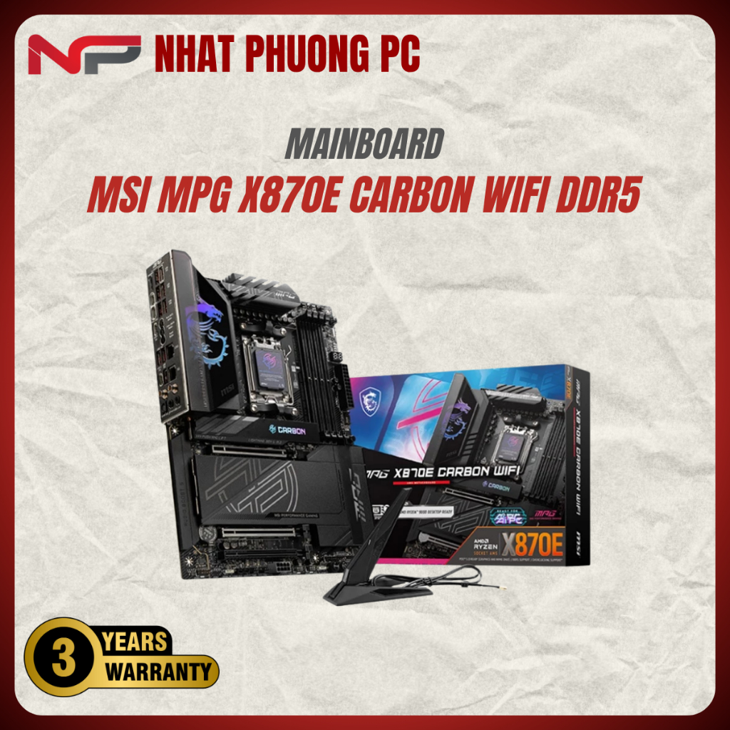 Mainboard MSI MPG X870E CARBON WIFI DDR5