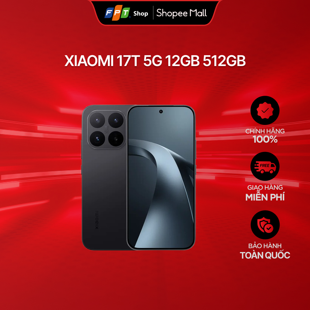 Điện thoại Xiaomi 17T 5G 12GB 512GB [Đã kích hoạt T7/2026] | BigBuy360 - bigbuy360.vn