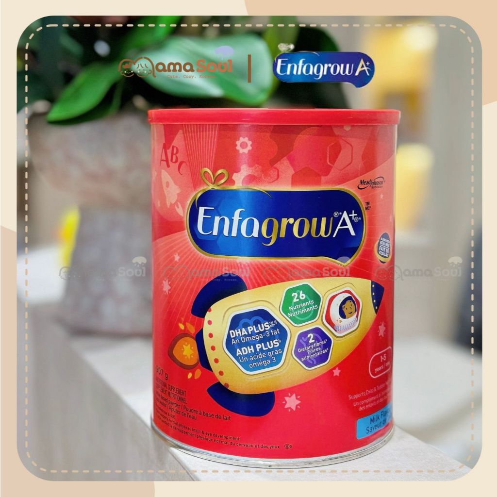 Enfagrow A+ DHA Plus Canada 907g Cho Bé 1-5 Tuổi vị Milk