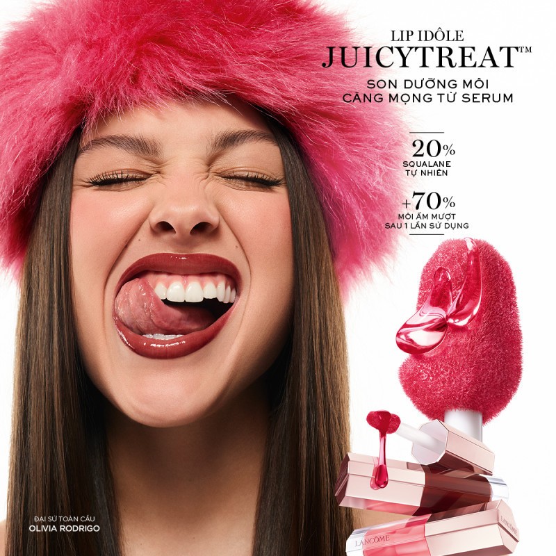 Son Dưỡng Môi Căng Mọng Từ Serum Lancome Idole Juicytreat