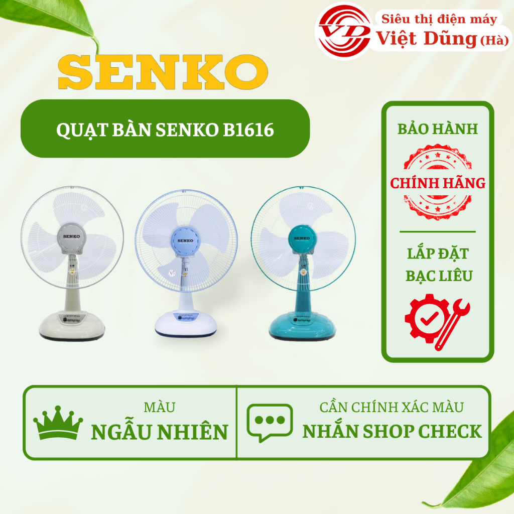 Quạt Bàn B4 Senko B1616 - [VIỆT DŨNG]