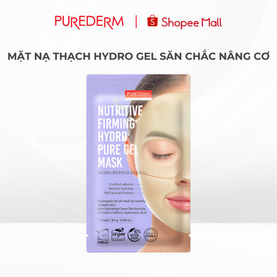 Mặt nạ thạch Hydro gel Purederm nâng cơ, săn chắc, cấp ẩm và phục hồi độ đàn hồi da (6980)