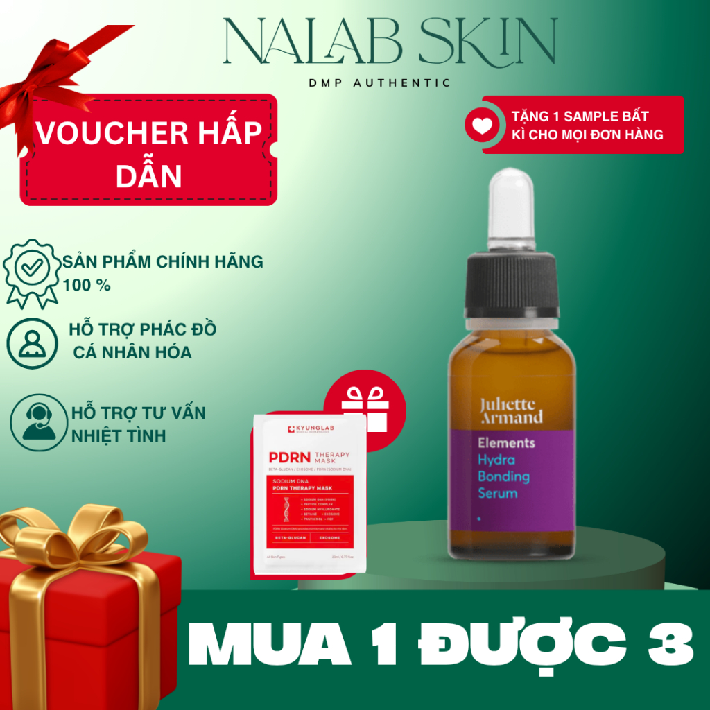 [Hàng công ty] Serum làm dịu và dưỡng ẩm căng bóng l-Juliette Armand Hydra Bonding Serum 20ml-55ml