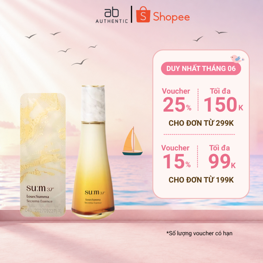 [Top bán chạy] Combo 10 Gói sample Nước thần thanh lọc tái sinh da Sum Losec Elixir Essence Secreta - AB Authentic