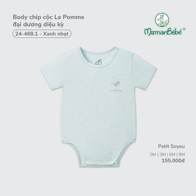 Body chip cộc La Pomme đại dương diệu kỳ - Sợi Petit Soyeu thoáng mát – Bé trai/gái - 0M - 9M
