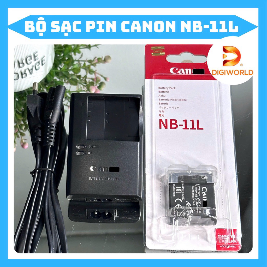 Bộ Sạc Pin Canon NB-11L/11LH ( Combo Hãng ) dùng cho IXY 120, IXY 140, IXY 420F, IXY 430F, IXY 630, 