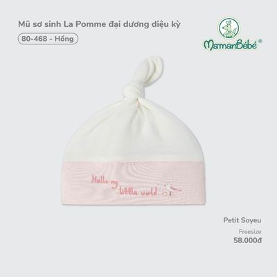 Mũ sơ sinh La Pomme đại đương diệu kỳ - Sợi Petit Soyeu thoáng mát – Bé trai/gái - Freesize