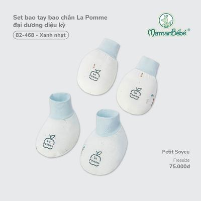 Set bao tay bao chân La Pomme đại dương diệu kỳ - Sợi Petit Soyeu thoáng mát – Bé trai/gái - Freesize