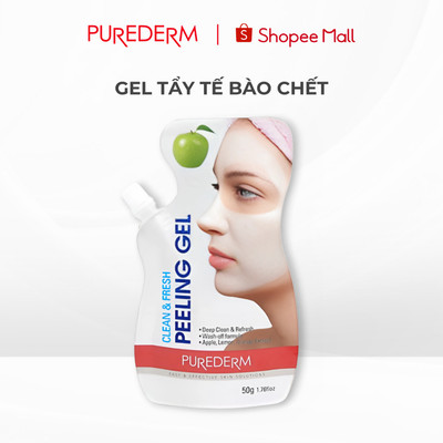 Gel tẩy tế bào chết 2 trong 1 Purderm sử dụng cho mặt và body làm sạch sâu sáng da 50ml