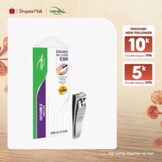 Bấm móng tay thép không gỉ lưỡi cong loại nhỏ kềm nghĩa b.904